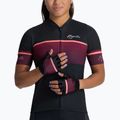 Moteriškos dviračių pirštinės Rogelli Impress II burgundy/coral/black 2