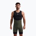 Rogelli Signature Bib Short vyriški dviračių šortai žali