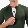 Rogelli Essential II army green vyriški dviratininko marškinėliai 3