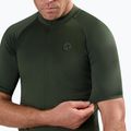 Rogelli Essential II army green vyriški dviratininko marškinėliai 4