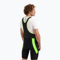 Rogelli Core Bib Short vyriški dviračių šortai juodi/juodai geltoni 2