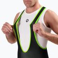 Rogelli Core Bib Short vyriški dviračių šortai juodi/juodai geltoni 3