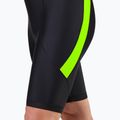 Rogelli Core Bib Short vyriški dviračių šortai juodi/juodai geltoni 4