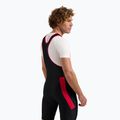 Rogelli Core Bib Short vyriški dviračių šortai juoda/raudona 2