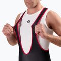 Rogelli Core Bib Short vyriški dviračių šortai juoda/raudona 3
