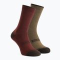 Kojinės Rogelli Wool Wintersocks 2 poros burgundy/brown
