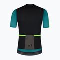 Vyriški dviračių marškinėliai Rogelli Fast black/teal/green 7