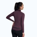 Moteriški dviračių marškinėliai ilgomis rankovėmis Rogelli Essential II eggplant 3