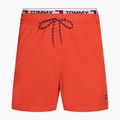 Vyriški Tommy Hilfiger DW Medium Drawstring maudymosi šortai daring scarlet