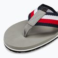Vyriškos šlepetės per pirštą Tommy Hilfiger Corporate Beach Sandal antique silver 7