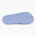 Tommy Jeans Women's Printed Pu Pool Slide moderate blue 5