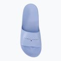 Tommy Jeans Women's Printed Pu Pool Slide moderate blue 6