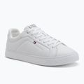 Vyriški batai Tommy Hilfiger Icon Court Lth Flag Ess white