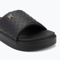 Moteriškos šlepetės Tommy Hilfiger Platform Monogram Poolslide black 7