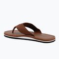 Vyriškos šlepetės per pirštą Tommy Hilfiger Leather Beach Sandal winter cognac 3