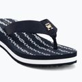 Moteriškos šlepetės per pirštą Tommy Hilfiger Im Th Chainprint Midwedge Sandal space blue 7
