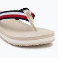 Moteriškos šlepetės per pirštą Tommy Hilfiger Corp Mid Wedge Beach Sandal muslin 7