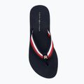 Moteriškos šlepetės per pirštą Tommy Hilfiger Corp Mid Wedge Beach Sandal space blue 5