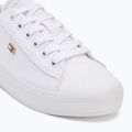 Moteriški sportiniai bateliai Tommy Hilfiger Vulc Canvas Lace Up white 7
