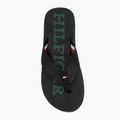Vyriškos šlepetės per pirštą Tommy Hilfiger Massage Beach Sandal black 5
