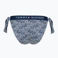 Maudymosi kostiumėlio apačia Tommy Hilfiger Cheeky Side Tie Bikini Print illustrated wave dark night navy 2