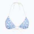 Maudymosi kostiumėlio viršus Tommy Hilfiger Triangle Rp Print floral stripe blue spell