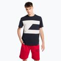 Tommy Hilfiger vyriški treniruočių marškinėliai Colorblocked Mix Media blue