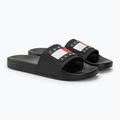 Tommy Jeans Pool Slide Ess black vyriškos šlepetės 4