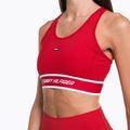 Tommy Hilfiger Mid Int Tape Racer Back raudona fitneso liemenėlė 4