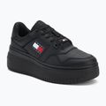 Moteriški batai Tommy Jeans Retro Basket Flatform Ess triple black
