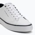 Vyriški sportiniai bateliai Tommy Hilfiger Th Hi Vulc Core Low Leather Ess YBS white 7