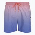 Tommy Hilfiger vyriški maudymosi šortai Medium Drawstring Print ombre coral blossom/blue spell