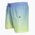 Tommy Hilfiger vyriški maudymosi šortai Medium Drawstring Print ombre blue spell/yellow tulip 3