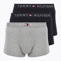 Trumpikės Tommy Hilfiger UM0UM03181 Trunk 3 poros desert sky/grey heather/desert sky