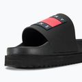 Tommy Jeans moteriškos basutės Elevated Flatform Slide black 8