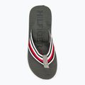 Vyriškos šlepetės per pirštą Tommy Hilfiger Massage Footbed Oly Beach Sandal antique silver 5