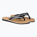 Moteriškos šlepetės per pirštą Tommy Hilfiger Cork Beach Sandal space blue 4