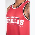 Vyriškas treniruočių tank topas Gorilla Wear Keene red/black 5