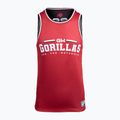 Vyriškas treniruočių tank topas Gorilla Wear Keene red/black 12