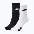 Vyriškos kojinės SKECHERS Select Terry Crew 2 poros white/black
