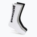 Kojinės SKECHERS Terry Crew 1/2 3 pack grey/black