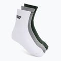 Kojinės SKECHERS Full Terry Low Crew grey/green