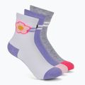 Vaikiškos kojinės SKECHERS Non Terry Crew 3 poros purple