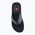 Vyriškos šlepetės per pirštą Tommy Hilfiger Chambray Beach Sandal desert sky 5