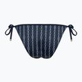 Maudymosi kostiumėlio apačia Tommy Hilfiger Cheeky String Side Tie Print flag chain dark night navy 2