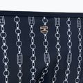 Maudymosi kostiumėlio apačia Tommy Hilfiger Cheeky String Side Tie Print flag chain dark night navy 3
