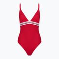Moteriškas vientisas maudymosi kostiumėlis Tommy Hilfiger Triangle One Piece Rp Ext primary red