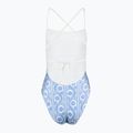 Moteriškas vientisas maudymosi kostiumėlis Tommy Hilfiger Straight Neck Print floral stripe blue spell 2