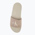 Vyriškos šlepetės Calvin Klein YM0YM01271 Slide Monogram Cv eggshell/atmosphere 5