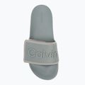 Vyriškos šlepetės Calvin Klein HM0HM01437 Adj Pool Slide TPU granite road 5